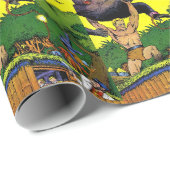 Oerwoud Gorilla's Lair  Comics ontkoppeling Cadeaupapier (Rol Hoek)