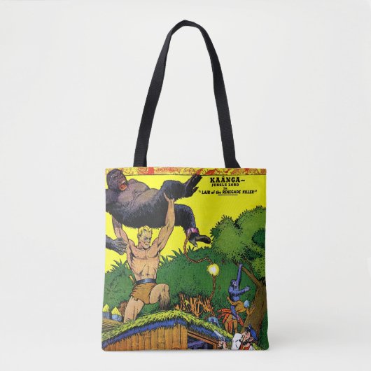 Oerwoud Gorilla's Lair Comics Tote Bag (Voorkant)