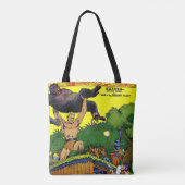 Oerwoud Gorilla's Lair Comics Tote Bag (Achterkant)