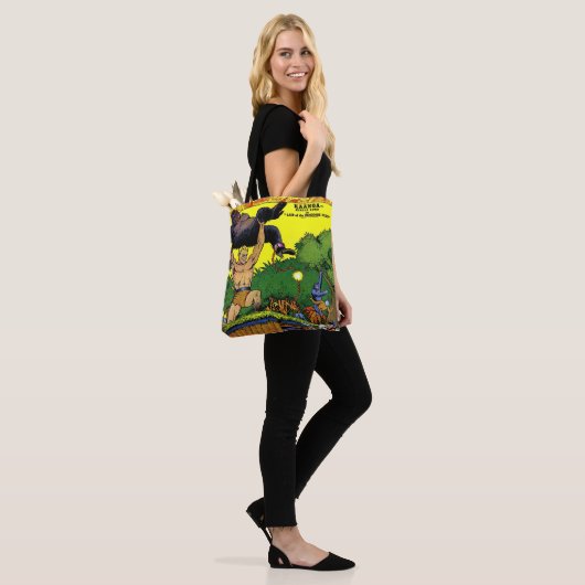 Oerwoud Gorilla's Lair  Comics Tote Bag (Op model)