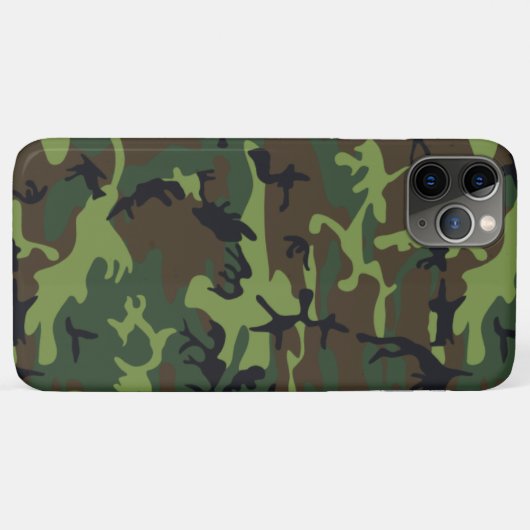 Oerwoud Green Camo Case-Mate iPhone Case (Achterkant (horizontaal))