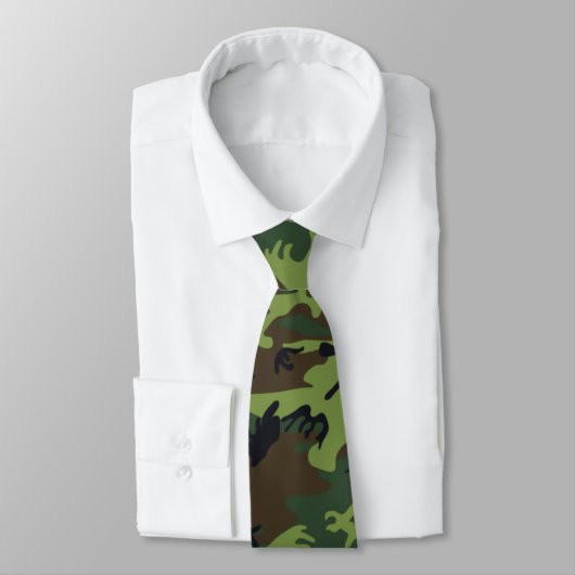 Oerwoud Green Camo Stropdas (Gebonden)