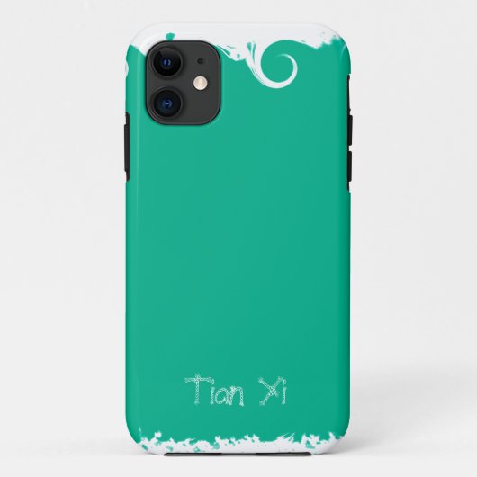 Oerwoud Green Professional Elegant Modern Case-Mate iPhone Case (Achterkant)