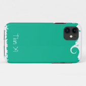 Oerwoud Green Professional Elegant Modern Case-Mate iPhone Case (Achterkant (horizontaal))
