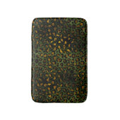 Oerwoud Green Yellow Cheetah Leopard Pattern Badmat (Voorkant Verticaal)