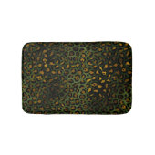 Oerwoud Green Yellow Cheetah Leopard Pattern Badmat (Voorkant)