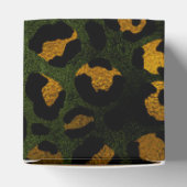 Oerwoud Green Yellow Cheetah Leopard Pattern Bedankdoosjes (Bovenkant)