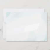 Oerwoud Greenery Baby shower Bedankkaart (Achterkant)