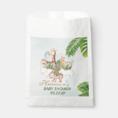 Oerwoud Greenery Baby shower Bedankzakje (Voorkant)