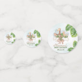 Oerwoud Greenery Baby shower Confetti (Voorkanten)