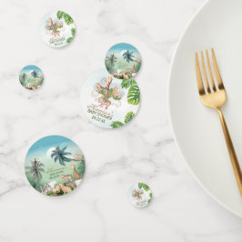 Oerwoud Greenery Baby shower Confetti