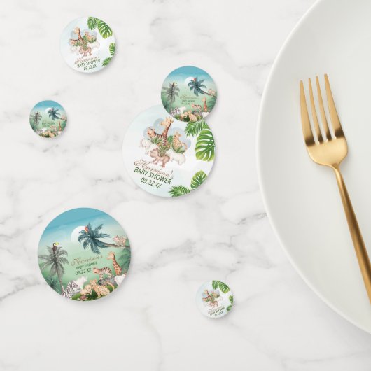 Oerwoud Greenery Baby shower Confetti (Groep)