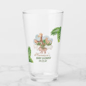 Oerwoud Greenery Baby shower Glas (Voorkant)