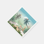 Oerwoud Greenery Baby shower Servet (Hoek)