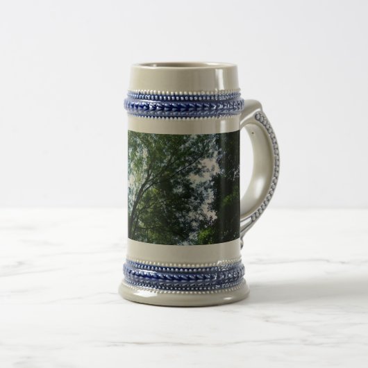 Oerwoud grijs/Blue 22 oz Stein Bierpul (Voorkant rechts)