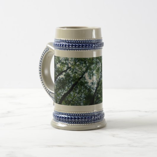 Oerwoud grijs/Blue 22 oz Stein Bierpul (Voorkant links)