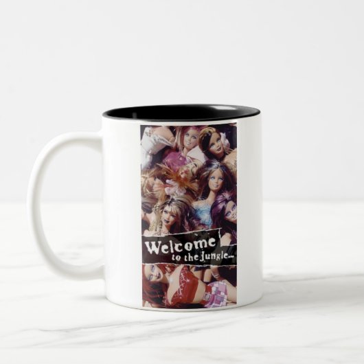 oerwoud grl tweekleurige koffiemok (Links)