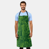 Oerwoud groen all-over print Schort (Gedragen)