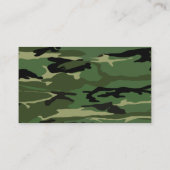 Oerwoud Groene Camo Dog Tags Visitekaartje (Achterkant)
