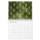 Oerwoud Groene Gele anananas Tropische Fruit Kalender (Feb 2026)