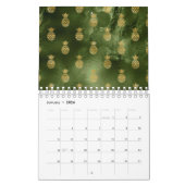 Oerwoud Groene Gele anananas Tropische Fruit Kalender (Jan 2026)