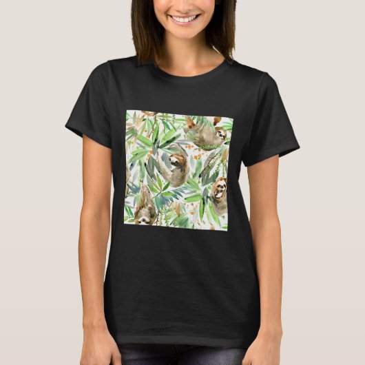 Oerwoud groet groen t-shirt (Voorkant)