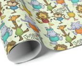 Oerwoud Gym Cadeaupapier (Rol Hoek)