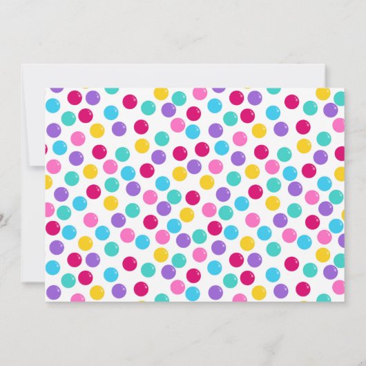 Oerwoud Gym Verjaardagsfeestuitnodiging Kaart (Achterkant)