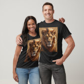 Oerwoud Harmony: Gorilla Family Samen T-shirt (Unisex)