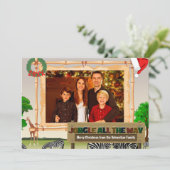 Oerwoud helemaal kerstmis Kaart (Staand voorkant)