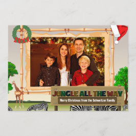 Oerwoud helemaal kerstmis Kaart