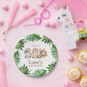 Oerwoud Het is een Baby shower  Bord (Feest)