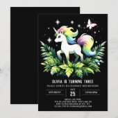 Oerwoud Horse Birthday Kaart (Voorkant / Achterkant)