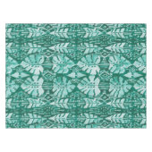 OERWOUD IKAT Hawaiian Green Tribal Tropical Tafelkleed (Voorkant (Horizontaal))