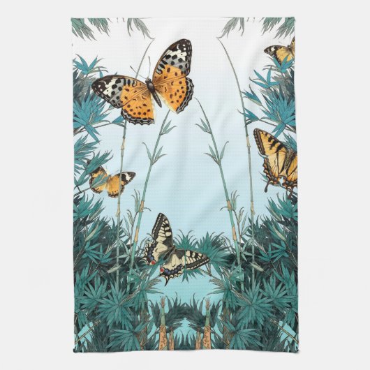 Oerwoud Ingang Keuken Handdoeken (Verticaal)