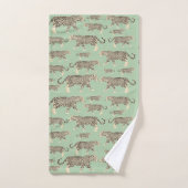 Oerwoud Jaguar Animal Pattern Bad Handdoek (Handdoek)