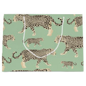 Oerwoud Jaguar Animal Pattern Groot Cadeauzakje (Voorkant)