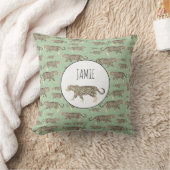 Oerwoud Jaguar Animal Pattern Kussen (Deken)