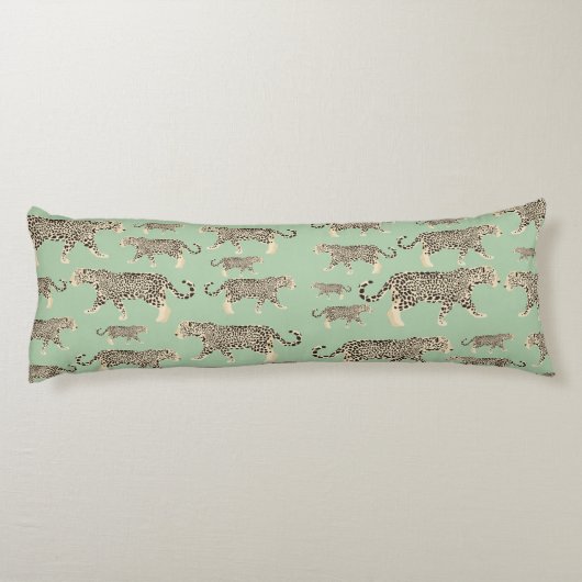 Oerwoud Jaguar Animal Pattern Lichaamskussen (Achterkant)