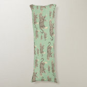 Oerwoud Jaguar Animal Pattern Lichaamskussen (Voorkant Verticaal)