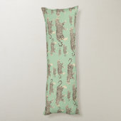 Oerwoud Jaguar Animal Pattern Lichaamskussen (Achterkant (Verticaal))