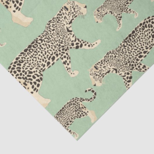 Oerwoud Jaguar Animal Pattern Tissuepapier (Detail)