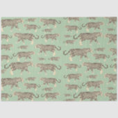 Oerwoud Jaguar Animal Pattern Tissuepapier (Voorkant)