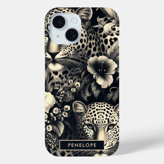  Oerwoud Jaguar Case-Mate iPhone Case (Achterkant)