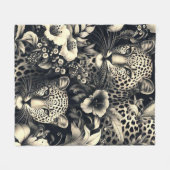 Oerwoud Jaguar Fleece Deken (Voorkant (Horizontaal))