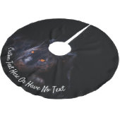 Oerwoud Jaguar Leopard Black Cat Panther Geborstel Kerstboom Rok (Gekanteld)