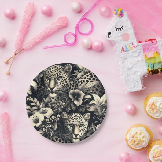 Oerwoud Jaguar Papieren Bordje (Feest)