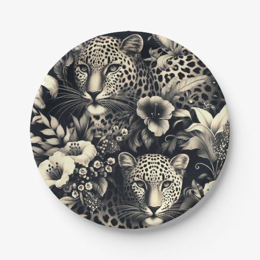 Oerwoud Jaguar Papieren Bordje (Voorkant)