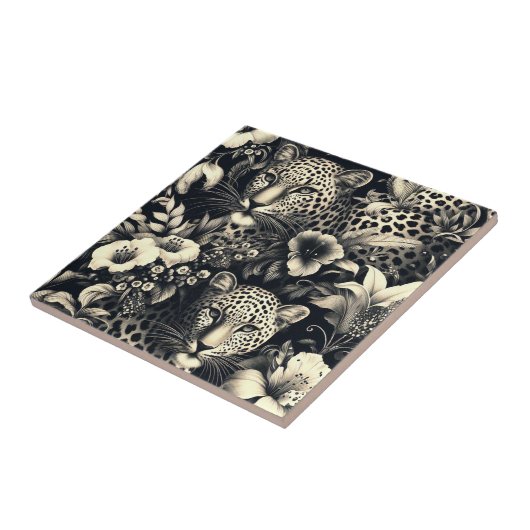  Oerwoud Jaguar Tegeltje (Zijkant)