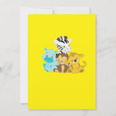 Oerwoud Jamboree 1e Verjaardag Groene Safari Kaart (Achterkant)
